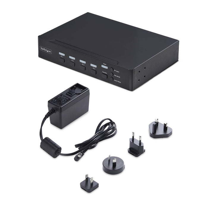 Startech.Com Startech - Kvm-/Audio-/Usb-Switch - 4 X Kvm/Audio/Usb