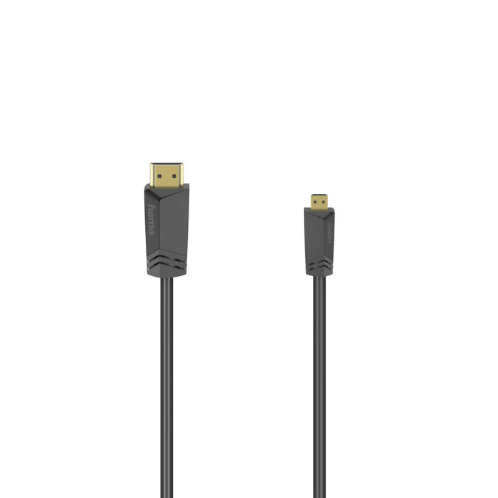 EAN 4047443438621 - Hama 00205016 cable HDMI 1,5 m HDMI tipo A (Estándar) HDMI tipo D (Micro) Negro imagen 1