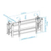EAN 8433281013063 - TooQ TQVW5470T soporte para pantalla de señalización 177,8 cm (70") imagen 9