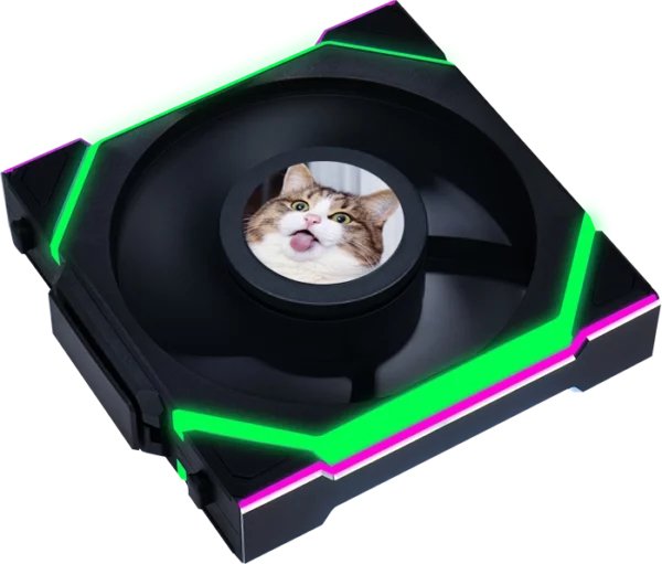 EAN 4718466016812 - Lian Li UNI FAN SL Wireless LCD 120 Carcasa del ordenador Ventilador 12 cm Negro 3 pieza(s) imagen 5