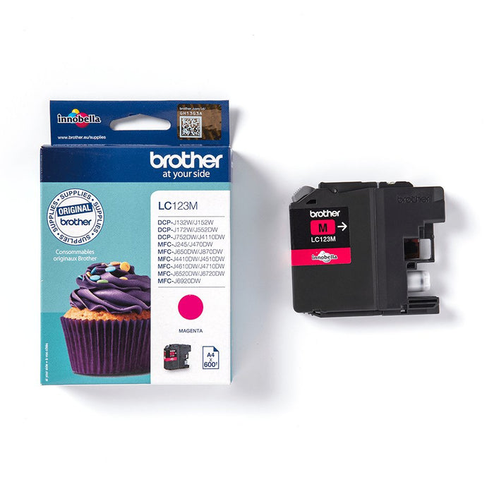EAN 4977766713917 - Brother LC123M cartucho de tinta 1 pieza(s) Original Magenta imagen 3