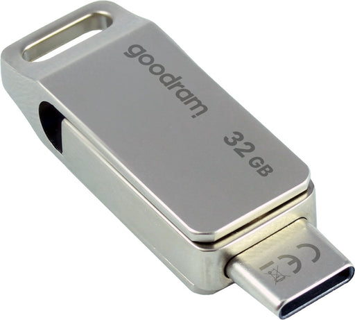 EAN 5908267960257 - Goodram ODA3 unidad flash USB 32 GB USB Type-A / USB Type-C 3.2 Gen 1 (3.1 Gen 1) Plata imagen 2