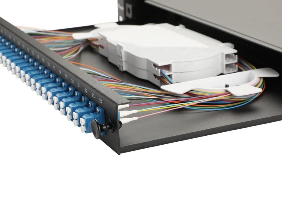 Equip Lwl-Spleisskamen 24-Port Lc-Duplex Os2 1u Komplett Sw