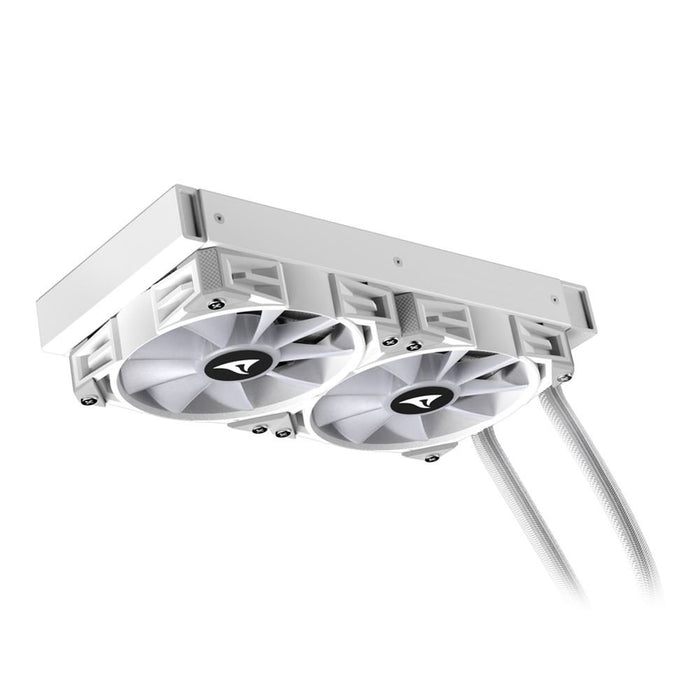 EAN 4044951038602 - Sharkoon S80 RGB Carcasa del ordenador, Procesador Sistema de refrigeración líquida todo en uno 12 cm Bla imagen 10