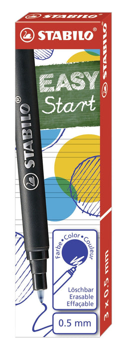 Stabilo Cartucho De Recarga - No Permanente - Azul - 0.5 Mm - Medio (Paquete De 3)