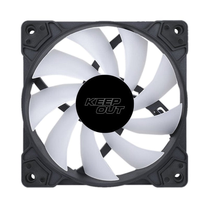 Ventilador Auxiliar Xfc-120f Rgb Keepout 120mm/ Rgb/ Negro
