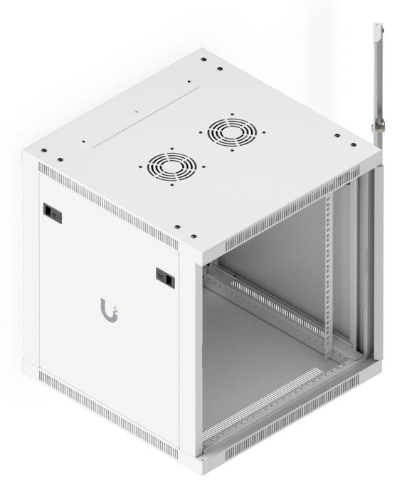 Fully Assembled Wall-Mount Rack With Built-In Fans And Uacc-Rack-12u-Wall-600-G