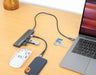 EAN 766623190442 - Manhattan 190442 base para portátil y replicador de puertos Alámbrico USB 3.2 Gen 1 (3.1 Gen 1) Type-C Gri imagen 3
