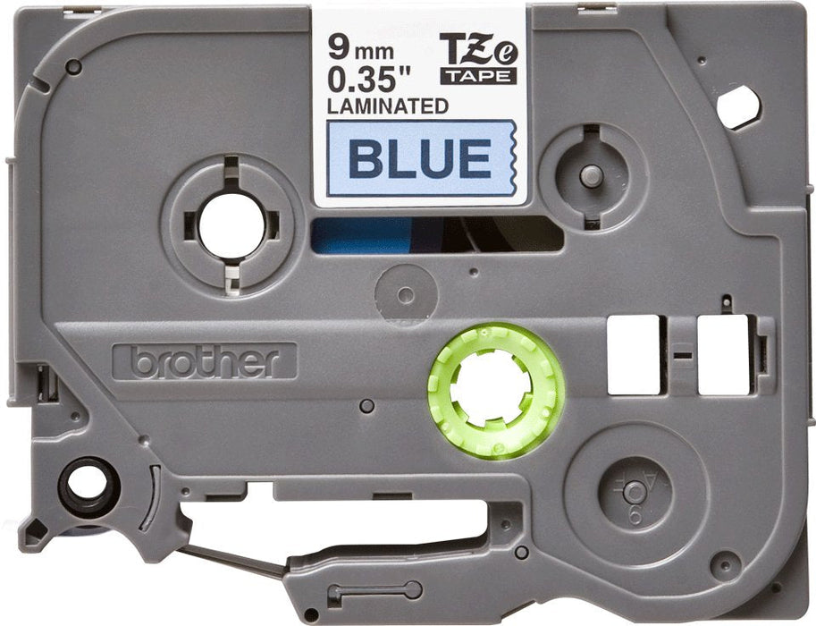 Original Brother Cinta Rotuladora Laminada Azul/Negro 8m 9mm