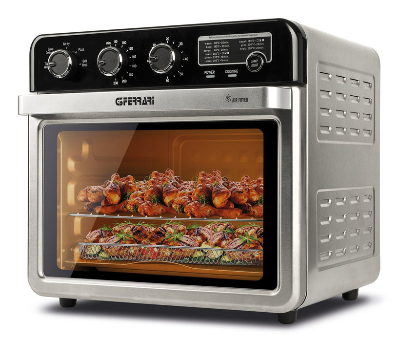 Freidora  G3 Ferrari G10221 De Aire Caliente Individual 32 L 2000 W Negra, Acero Inoxidable