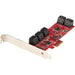 EAN 0065030893763 - StarTech.com 10P6G-PCIE-SATA-CARD tarjeta y adaptador de interfaz Interno imagen 1