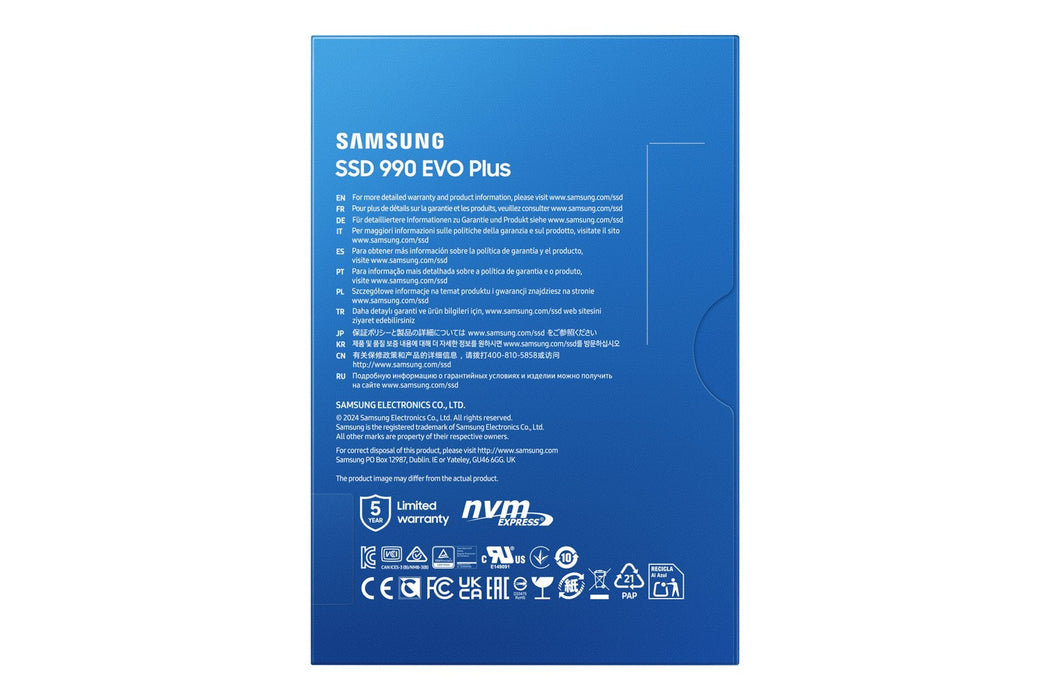 Ssd M.2 (2280) 2tb Samsung 990 Evo Plus (Pcie 5.0 /Nvme)~~~ Non Reporting