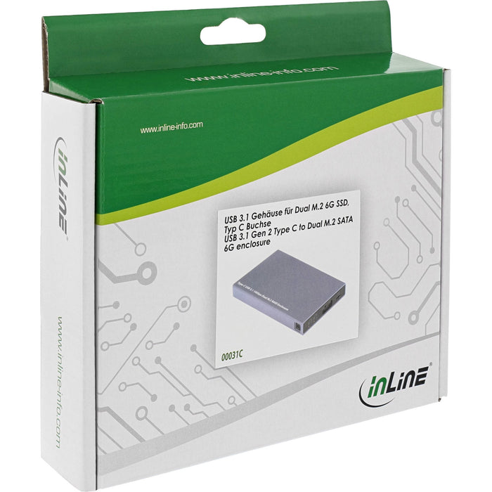 EAN 4043718250493 - InLine 00031C caja para disco duro externo Caja externa para unidad de estado sólido (SSD) Negro 2.5" imagen 4