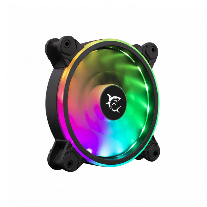 EAN 0736373268234 - White Shark Nebula Carcasa del ordenador Ventilador 12 cm Negro 3 pieza(s) imagen 3