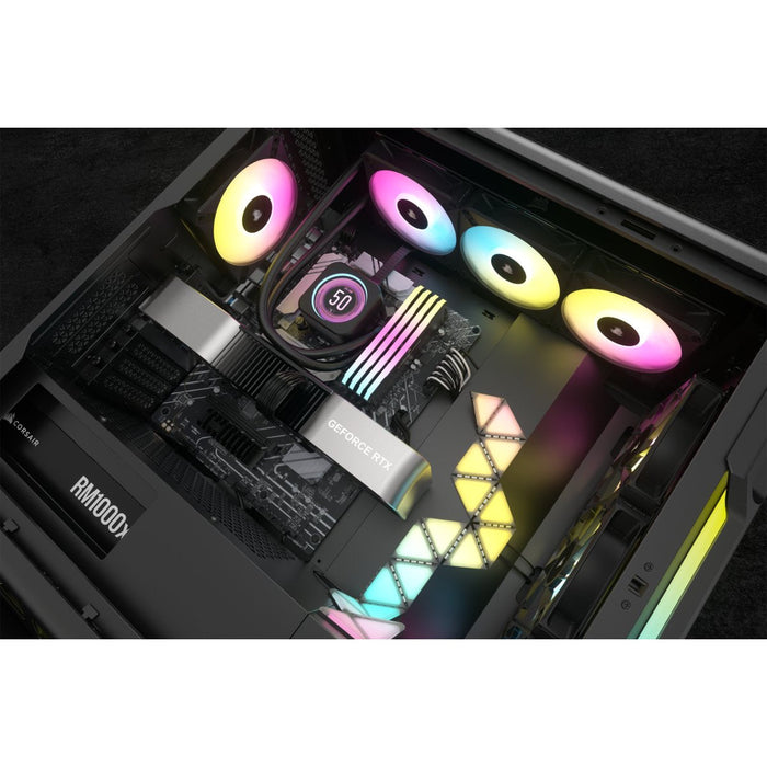 Refrigeración Líquida Corsair Cooling Hydro H150i Icue Elite Lcd Xt 360mm Cw-9060075-Ww