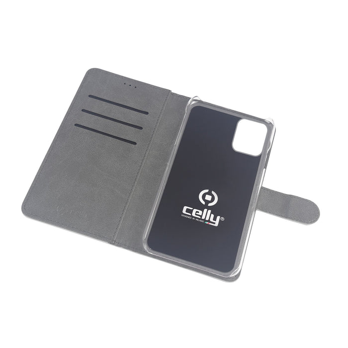 EAN 8021735752523 - Celly Wally funda para teléfono móvil 15,5 cm (6.1") Folio Gris, Blanco imagen 2