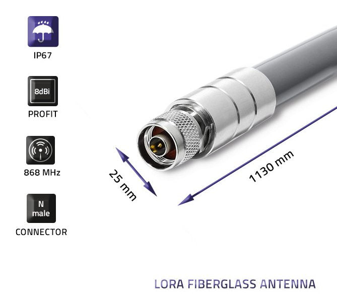 Qoltec 57025 Lora Antenna 8dbi Outdoor