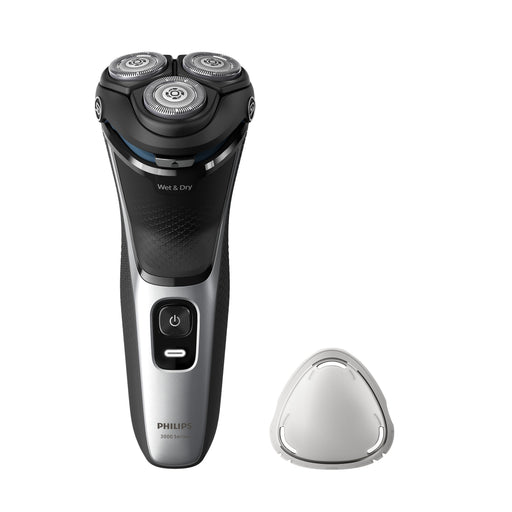 EAN 8720689018531 - Philips 3000 series S3143/00 afeitadora Máquina de afeitar de rotación Recortadora Negro, Plata imagen 2