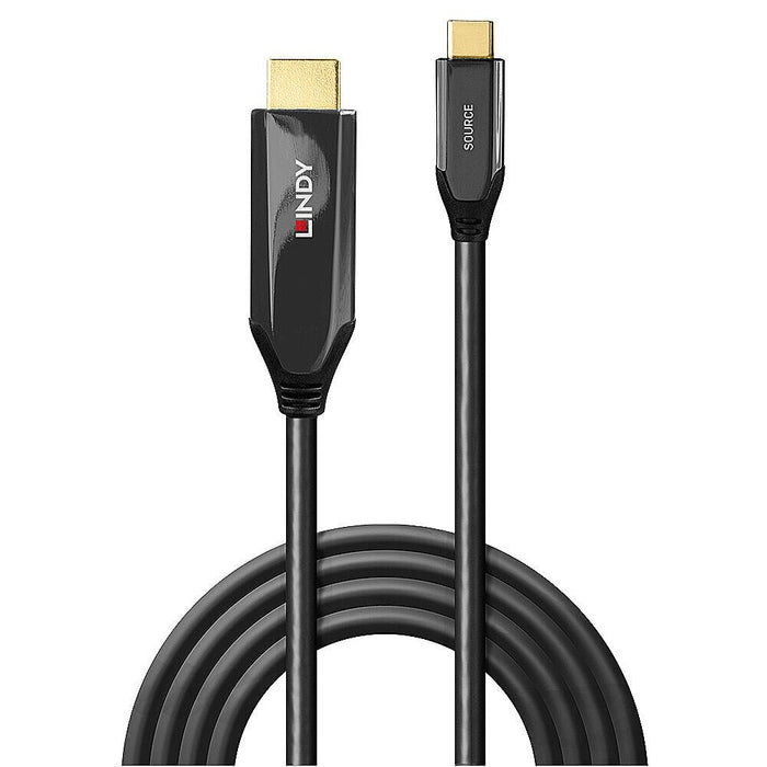 EAN 4002888433693 - Lindy 43369 adaptador de cable de vídeo 3 m USB Tipo C HDMI tipo A (Estándar) Negro imagen 2