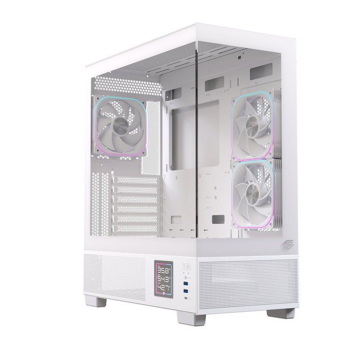 EAN 6977277360028 - Einarex EXCS-PR-51DR-W carcasa de ordenador Midi Tower Blanco imagen 2