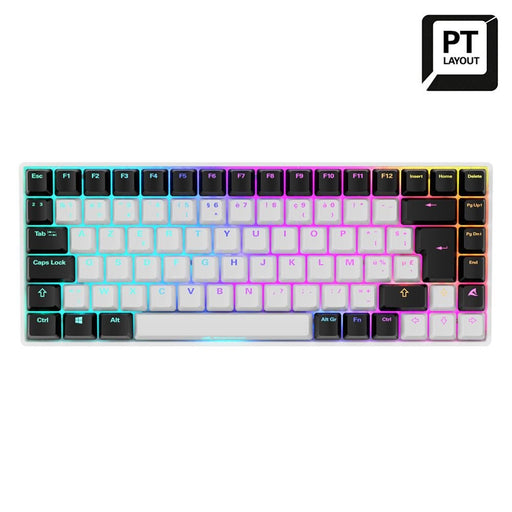 EAN 4044951039708 - Sharkoon SKILLER SGK50 S3 teclado Juego USB QWERTY Portugués Blanco imagen 1