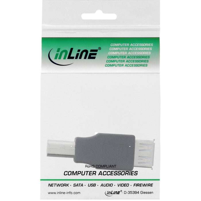 Adaptador Inline Usb 2.0 Tipo A Hembra A Tipo B Macho