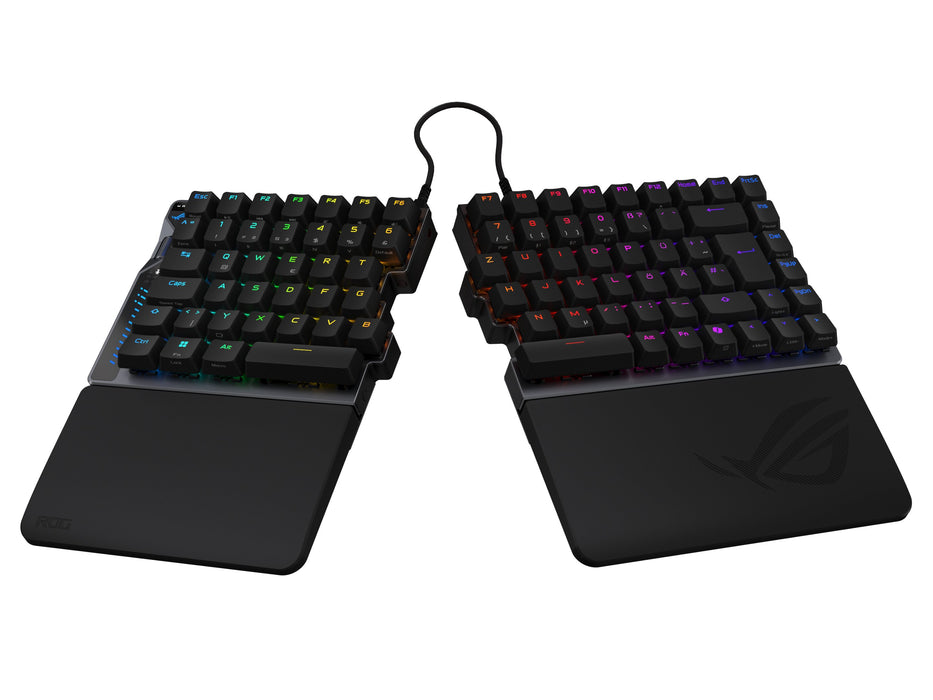 EAN 4711636056007 - ASUS ROG Falcata teclado Juego USB + RF Wireless + Bluetooth QWERTZ Alemán Negro imagen 5