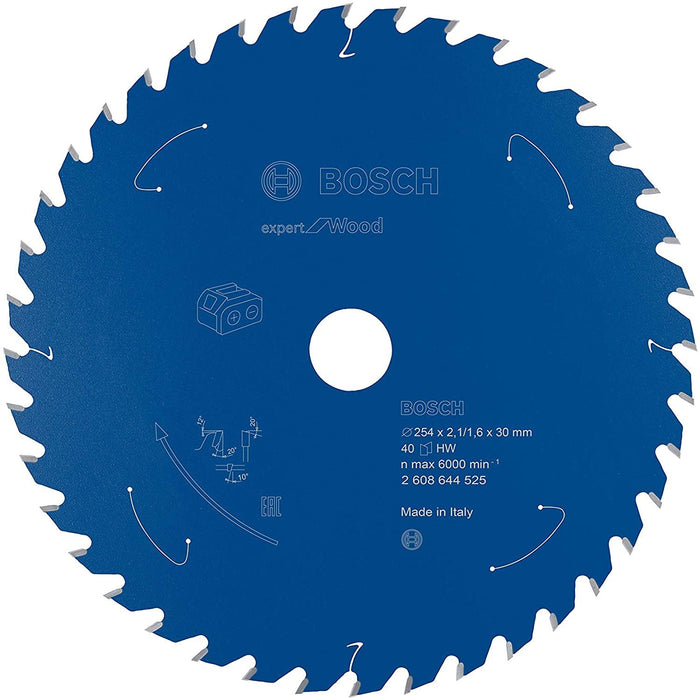 EAN 3165140957557 - Bosch ‎2608644525 hoja de sierra circular 25,4 cm 1 pieza(s) imagen 2