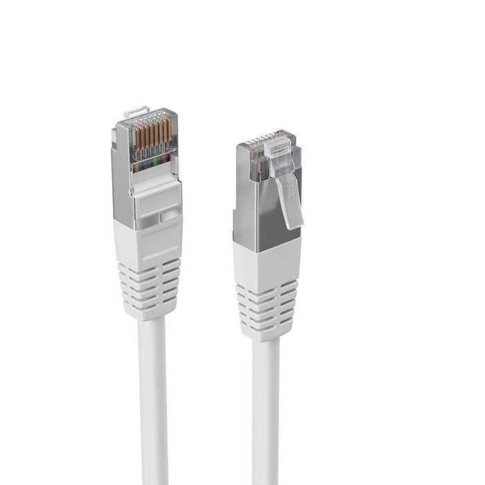 Cable De Conexión De Red Shiverpeaks Cat6, S Ftp, Lzsh, Blanco 5m