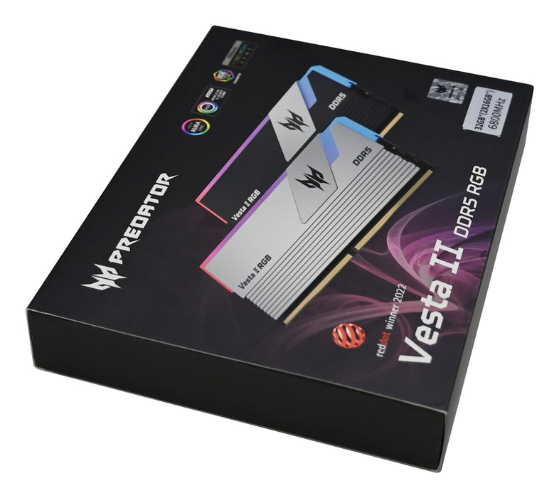 EAN 6955914619791 - Predator VESTA2-32GB-6000-1R8-V9 módulo de memoria 2 x 16 GB DDR5 6000 MT/s 288-pin DIMM imagen 7
