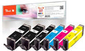 EAN 7640173434443 - Peach 0F320134 cartucho de tinta 6 pieza(s) Compatible Rendimiento estándar Negro, Cian, Magenta, Amarill imagen 1