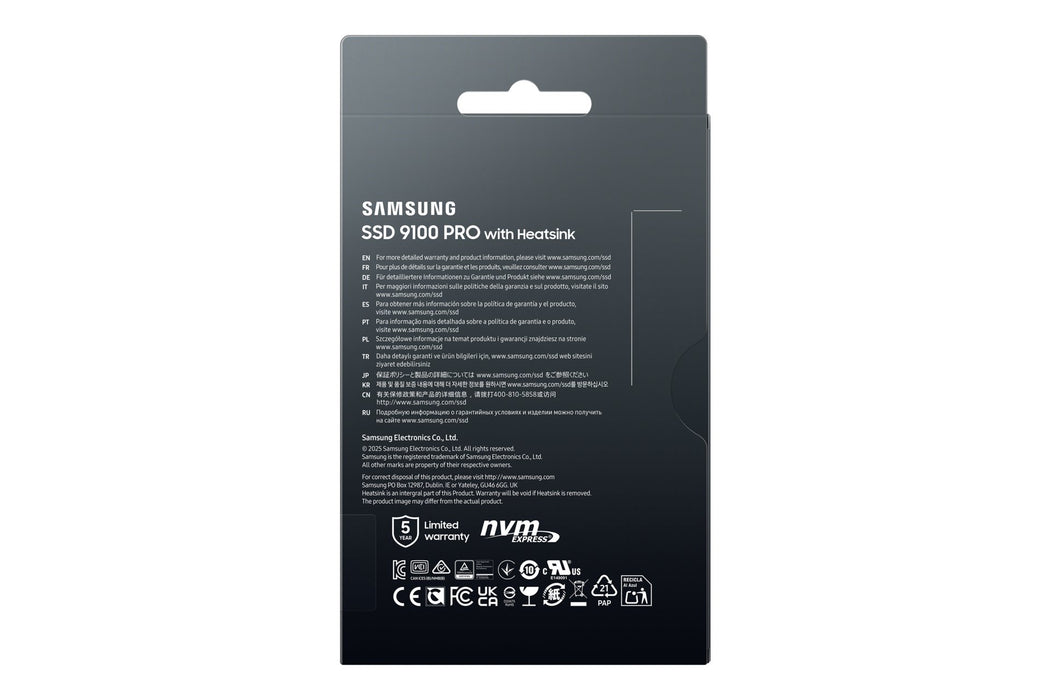 EAN 8806095811673 - Samsung MZ-VAP1T0 1 TB M.2 PCI Express 5.0 NVMe V-NAND TLC imagen 10