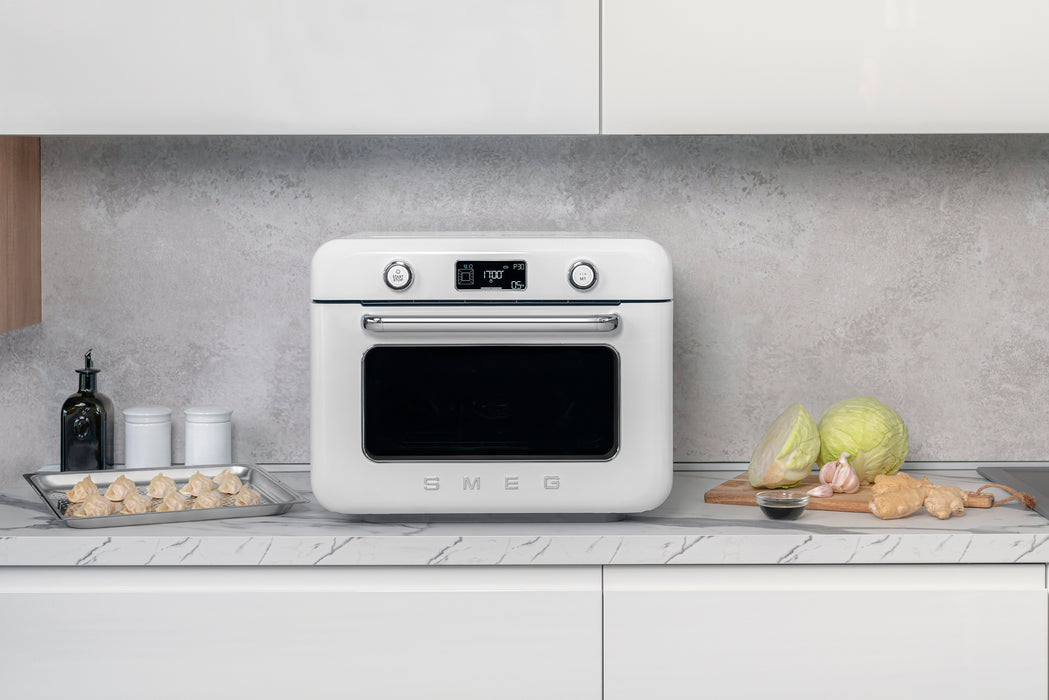 EAN 8017709333843 - Smeg COF01WHEU horno de vapor Pequeño Blanco Botones, Giratorio imagen 16