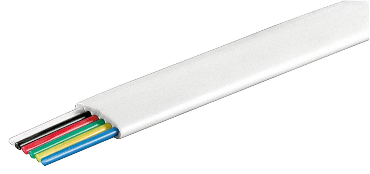EAN 4040849933073 - Goobay 93307 cable telefónico 100 m Blanco imagen 1