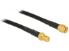 EAN 4043619894239 - DeLOCK 1m CFD200 cable coaxial RP-SMA Negro imagen 1