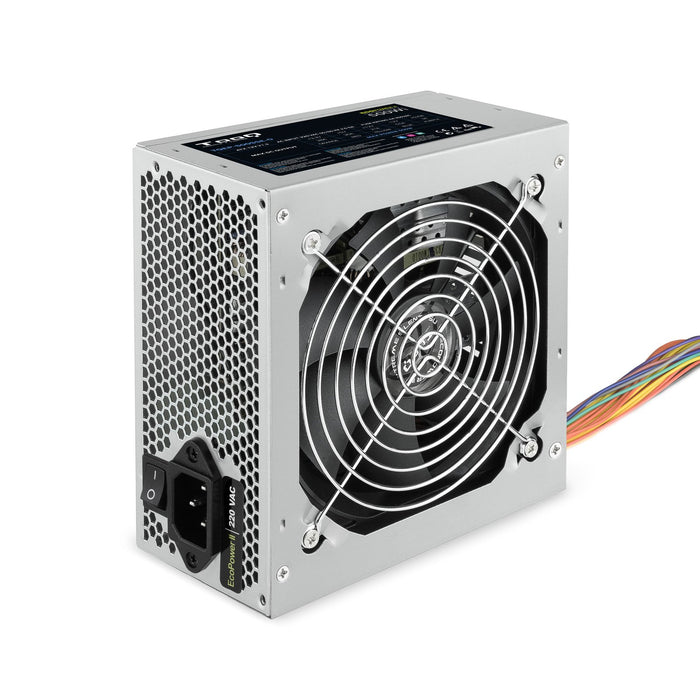 EAN 8433281007192 - TooQ Fonte Ecopower II unidad de fuente de alimentación 500 W 20+4 pin ATX ATX Plata imagen 1