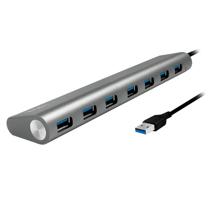 EAN 4052792048636 - LogiLink UA0308 hub de interfaz USB 3.2 Gen 1 (3.1 Gen 1) Type-A 5000 Mbit/s Gris imagen 7