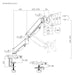 EAN 8716309135375 - Gembird MA-DA1U-01 soporte para monitor 81,3 cm (32") Escritorio Negro imagen 5