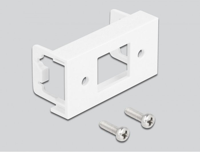 Delock Netzwerk Verlängerungscable Für Easy 45 Modul S Ftp Rj45 Stecker Zu Rj45 Buchse Cat.6a 2 M Schwarz   Weiss