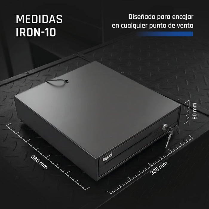 EAN 8435364316368 - iggual IRON-10 Cajón de efectivo automático y manual imagen 6