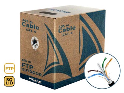 EAN 0745604518512 - Phasak PHR 670 cable de red Negro Cat6 F/FTP (FFTP) imagen 5