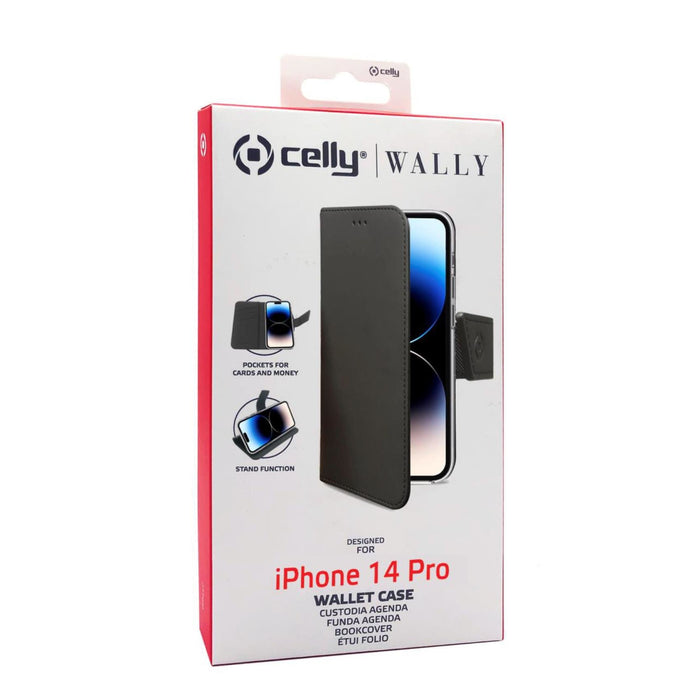 EAN 8021735196808 - Celly Wally funda para teléfono móvil 15,5 cm (6.1") Funda cartera Negro imagen 4