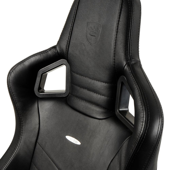 Noblechairs Epic Echtleder Gaming Silla - Negro