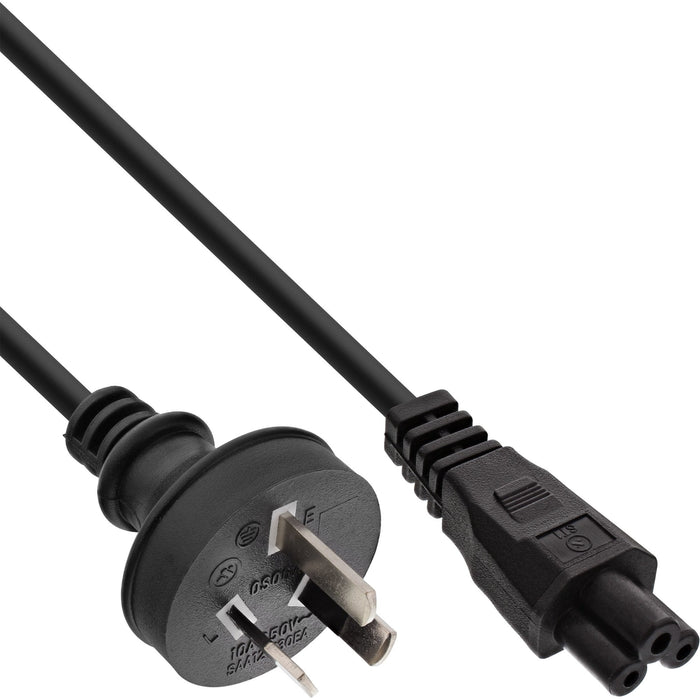 Cable De Alimentación Inline Para Portátiles, Australia, Negro, 2 M