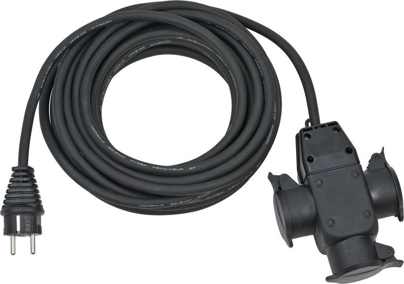EAN 4007123670307 - Brennenstuhl 1167810301 base múltiple 10 m 3 salidas AC Exterior Negro imagen 1