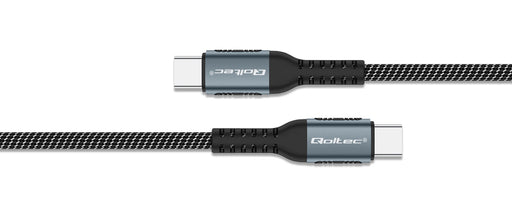 EAN 5901878523576 - Qoltec 52357 cable USB USB 2.0 1 m USB C Negro imagen 2