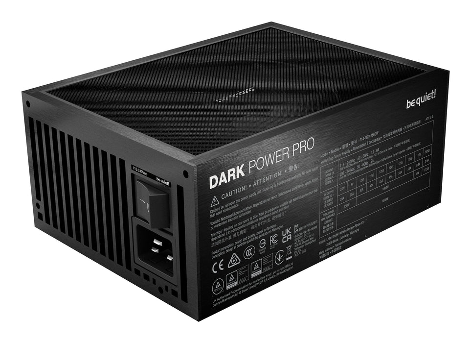 Be Quiet Dark Power Pro 14 Io 1600w (Negro, 1600 Watt) Bp023eu