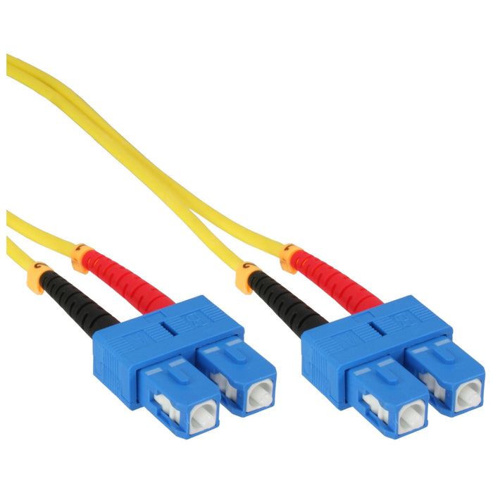 Cable Dúplex De Fibra Óptica Inline, Sc/Sc 9/125 ?M, Os2, 3 M