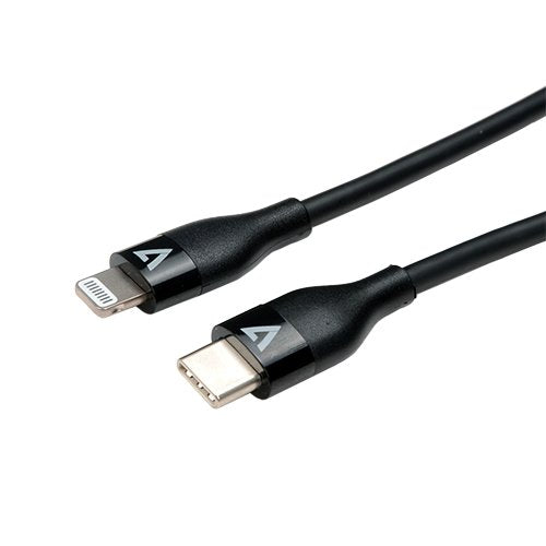 EAN 0662919111927 - V7 V7USBCLGT-1M cable de conector Lightning Negro imagen 5
