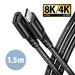 EAN 8595247907370 - Axagon BUCM32-CF15AB cable USB USB 3.2 Gen 2x2 1,5 m USB C Negro imagen 1